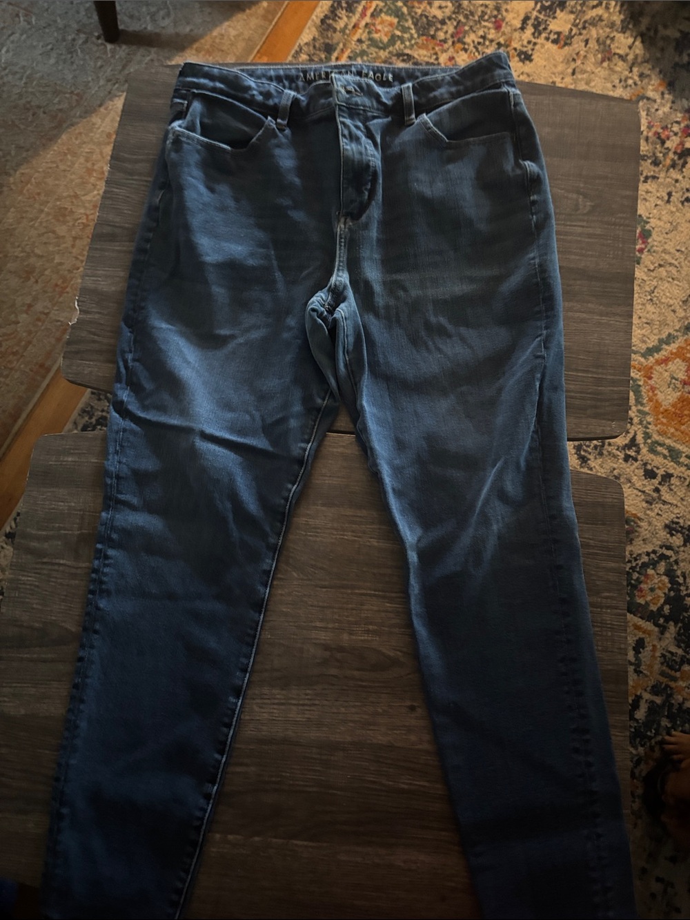 American Eagle Outfitters Skinny Jeans - Dark Blue Wash